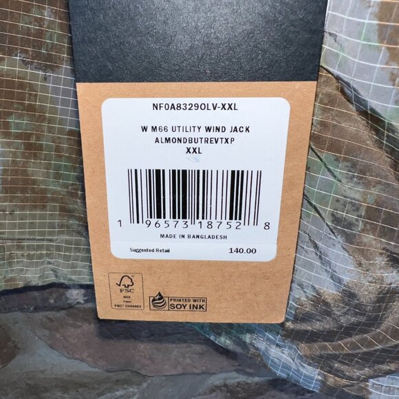 The North Face Women's M66 Hooded Utility Wind Jacket Almond Butter Evol XXL NWT - Picture 9 of 9